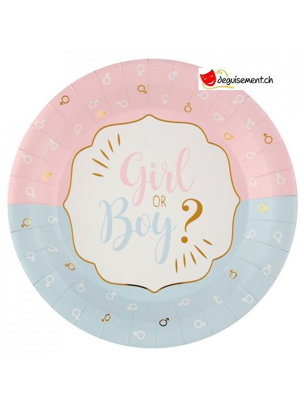 Girl or Boy ? plates