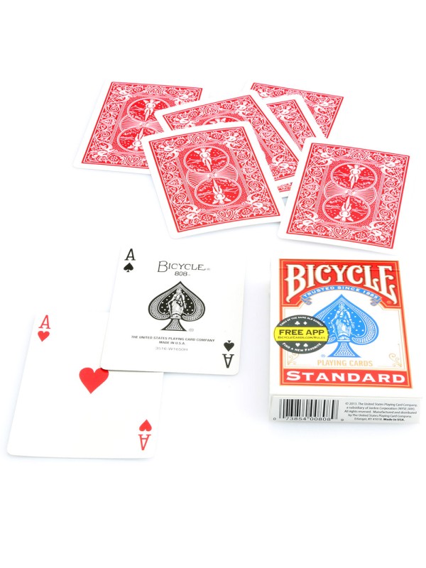 Jeux de Cartes Bicycle Poker Rouge