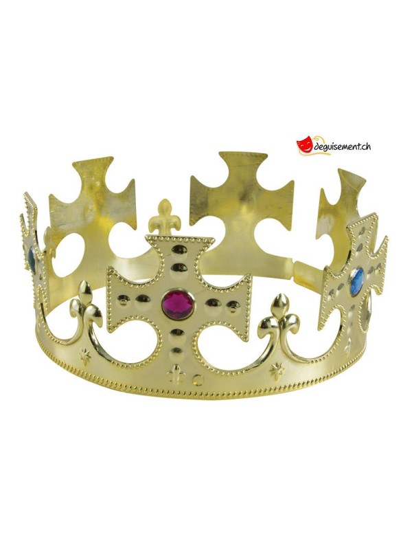 Couronne Roi Plastique Croix