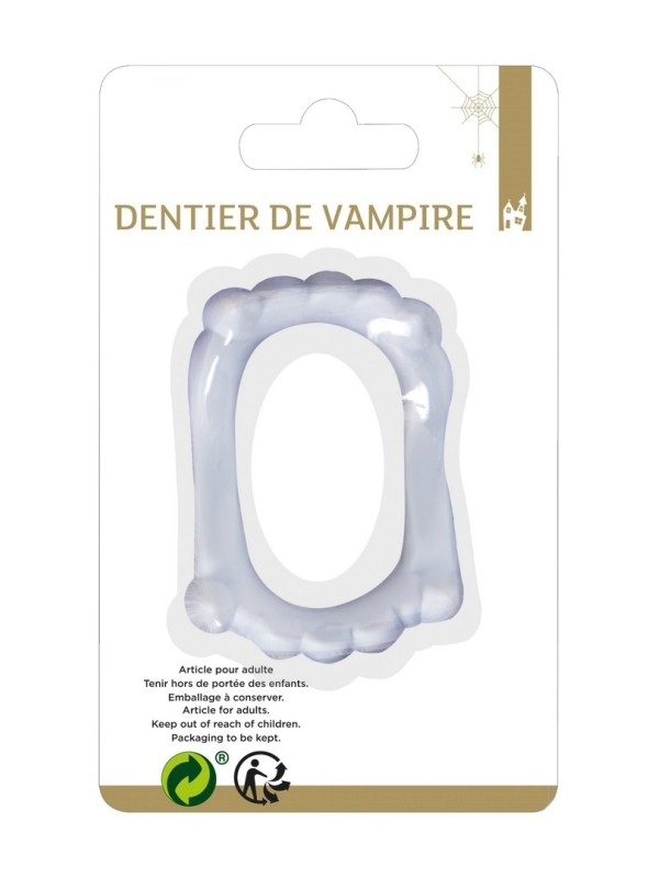 Dentier plastique de vampire